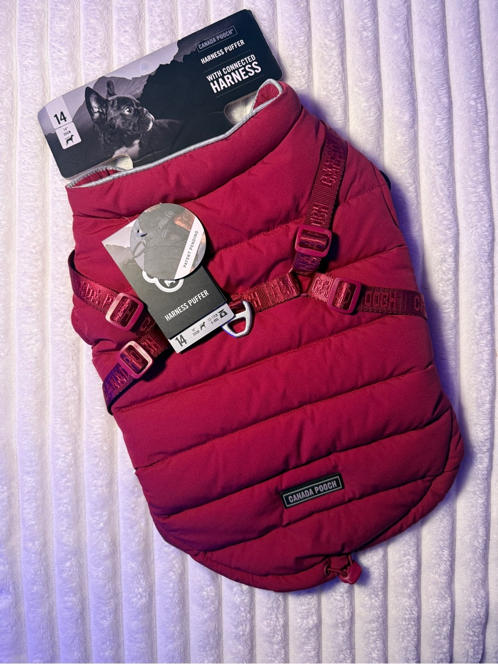 Dog Harness with built in puffed